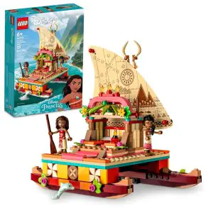 Lego Disney Princess Moana's Wayfinding Boat Blocks Kit 43210