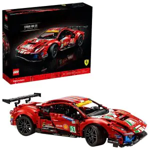 Lego Ferrari 488 GTE Building Blocks and Above