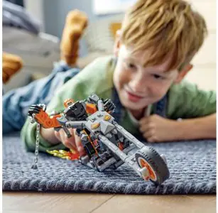 Lego Marvel Ghost Rider Mech & Bike Blocks Kit 76245