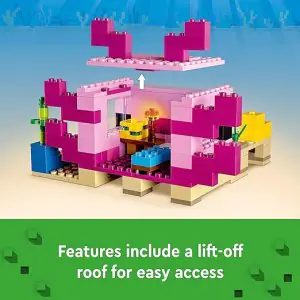 Lego Minecraft The Axolotl House 21247 (242 Pieces)