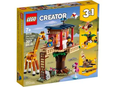 Lego Safari Wildlife Tree House Building Kit 31116