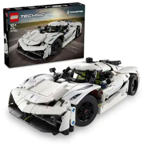 Lego Technic Koenigsegg Jesko Absolut White Hypercar 42184 (801 Pieces)