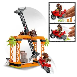 Lego The Shark Attack Stunt Challenge Building Kit 60342