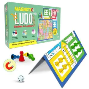 Little Berry Magnetic Ludo and Snakes & Ladders Big Size Board Game