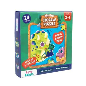 LoveDabble My First Jigsaw Puzzle - Mama & Baby Dino