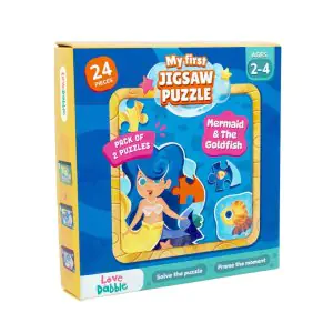LoveDabble My First Jigsaw Puzzle - Mermaid & The Goldfish