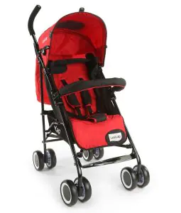 LuvLap City Baby Stroller Buggy Red