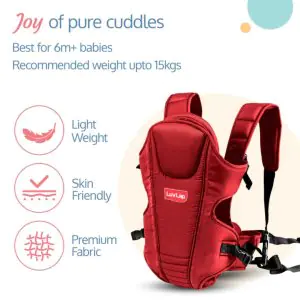 LuvLap Galaxy Baby Carrier Red