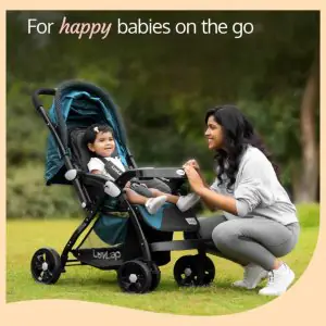 LuvLap Galaxy Baby Stroller 18260 Green & Black