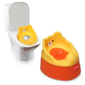 LuvLap Potty Training Seat 18339 - Orange & Yellow