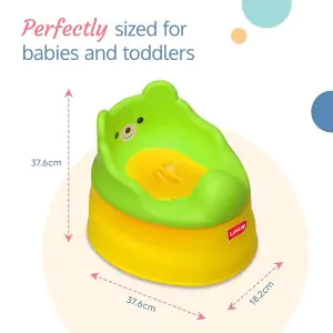LuvLap Potty Training Seat 18340 - Yellow & Green