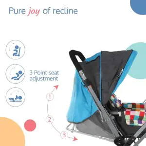 LuvLap Starshine Baby Stroller 18181 Teal