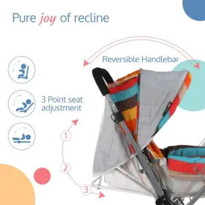 LuvLap Starshine Baby Stroller 18355 Multicolor