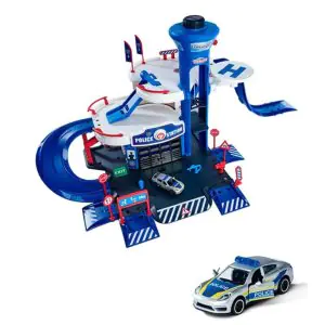 Majorette Creatix Police Station + 1 Vehicles