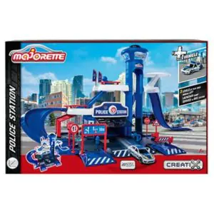 Majorette Creatix Police Station + 1 Vehicles