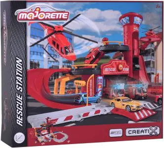 Majorette Creatix Rescue Station + 1 Vehicle