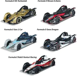 Majorette Formula-E Gen 2 Cars 5 pieces Giftpack
