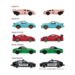 Majorette Porsche 5 pieces Giftpack