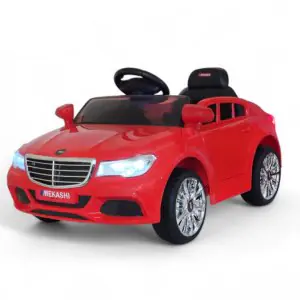Mekashi Electric Kids Ride On MKS-004 Age 1 to 4 Years with 12V Rechargeable Battery, Remote Control, Swing, Bluetooth Music Player, LED Lights Red