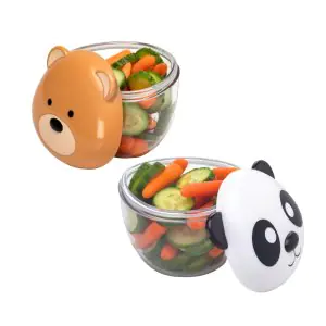 Melii Snack Containers Bear and Panda