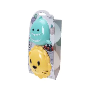 Melii Snack Containers Shark and Lion