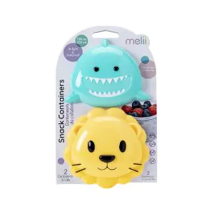 Melii Snack Containers Shark and Lion