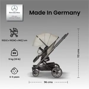 Mercedes Benz Stroller Opalith (Magma Grey)