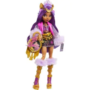 Monster High Clawdeen Wolf Doll with Glam Monster Fest Outfit and Festival Themed Accessories Like Snacks HXH80