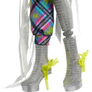 Monster High Frankie Stein Doll With Glam Monster Fest Outfit and Festival Themed Accessories Like Snacks HXH79