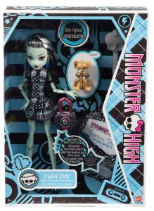 Monster High Frankie Stein Reproduction Doll With Doll Stand & Accessories HGC31