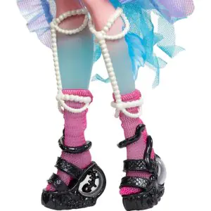 Monster High Lagoona Blue Doll With Glam Monster Fest Outfit and Festival Themed Accessories Like Snacks HXH82