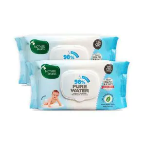 Mother Sparsh 98% Pure Water Based Baby Wipes