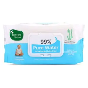 Mother Sparsh Pure & thickest Baby Wipes - 72 Unscented Baby Wipes