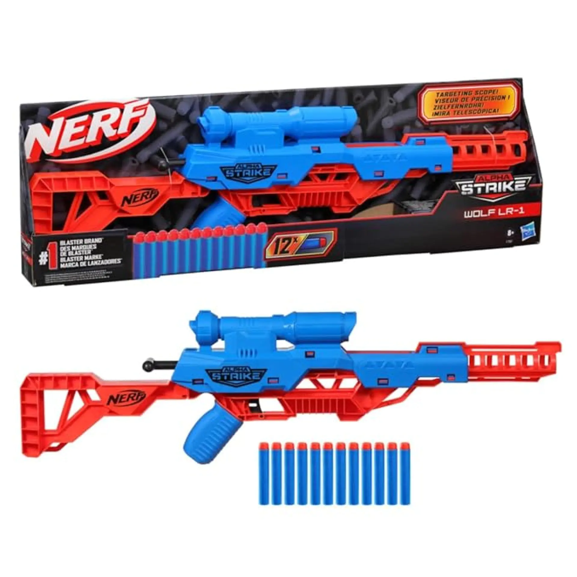 Nerf Alpha Strike Wolf LR-1 Gun E7567 - Best Gifts for Kids