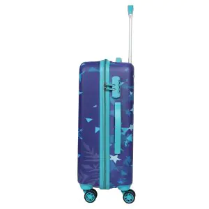 Novex Disney Frozen 18 Inch Blue Hard Kids Trolley Luggage suitcase with 4 wheels