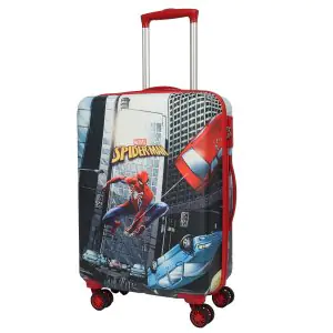 Novex Marvel Spider Man 22 Inch Hard Kids Trolley Luggage suitcase with 4 wheels