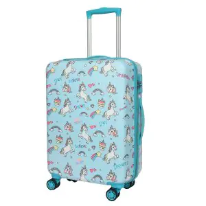 Novex Unicorn 22 Inch Hard Kids Trolley Luggage suitcase with 4 wheels