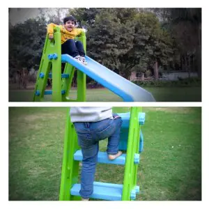 OK Play Baby Slide Senior Blue/Green