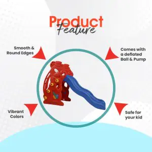 OK Play Rabbit Slide Blue/Red