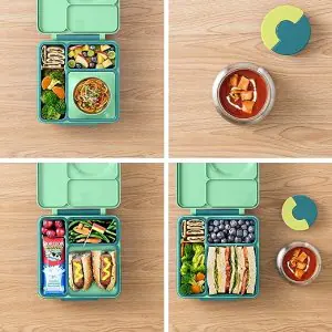 Omie Insulated Bento Lunch Box - Meadow