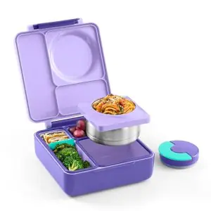 Omie Insulated Bento Lunch Box - Purple Plum