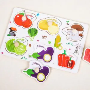 Open Ended Early Alphabets Learning Knob Puzzle