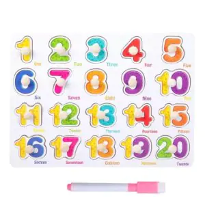 Open Ended Early Puzzle Number Learning Knob