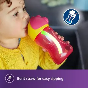 Philips Avent Bendy Straw Cup - SCF798/00 - Pink
