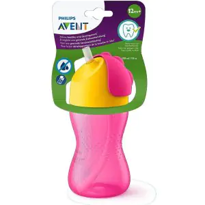 Philips Avent Bendy Straw Cup - SCF798/00 - Pink