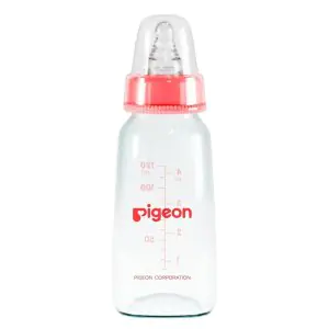 Pigeon Flexible Glass Baby Feeding Bottle - 0m+