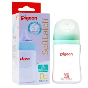Pigeon Glass Nursing Bottle 0m+