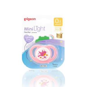 Pigeon Minilight Baby Soother S Size For Babies 0m+ - Bird