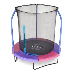 Plum 6ft Junior Plus Springsafe Trampoline and Enclosure Reversible