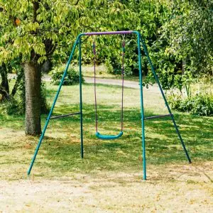 Plum Metal Single Swing Set